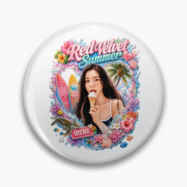 Item preview, Irene Red Velvet Velvet Summer surreal tropical surfboard aesthetic designed and sold by Valereekmerch.