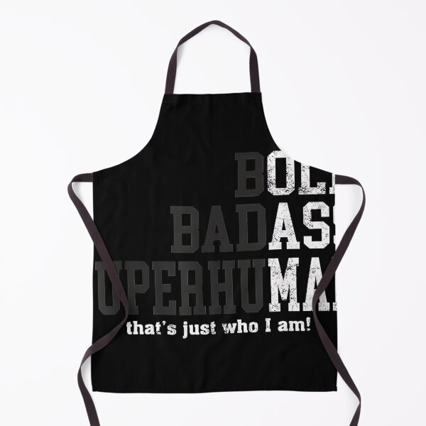 Item preview, Bold Badass Superhuman That's Just Who I Am! Confident Strong Personality Empowerment designed and sold by Hugosploosh.