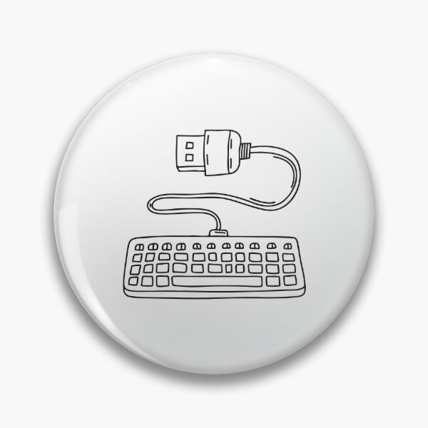 Item preview, A USB cable plugged into a keyboard on a work table designed and sold by rasagamastore.