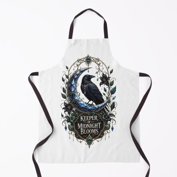 Item preview, Keeper Of Midnight Blooms Raven Crescent Moon Halloween designed and sold by Sovereign Supply Co..