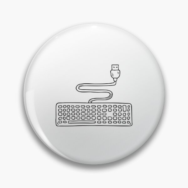 Item preview, A USB cable attached to a keyboard on the work desk designed and sold by rasagamastore.