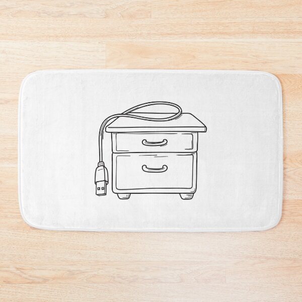 Item preview, A USB cord hanging loosely over the edge of an open drawer designed and sold by rasagamastore.