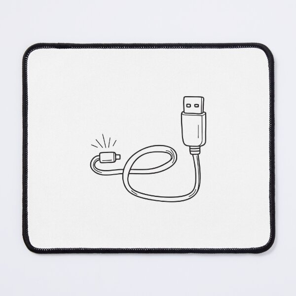 Item preview, A USB cable partly removed from a device's charging port designed and sold by rasagamastore.