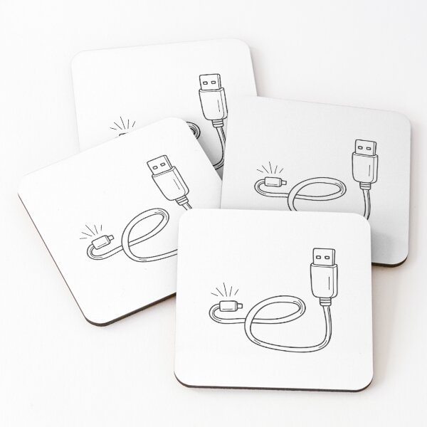 Item preview, A USB cable partly removed from a device's charging port designed and sold by rasagamastore.