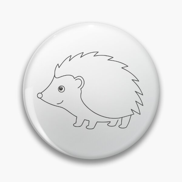 Item preview, Hedgehog Friendly 1 Line Art Gift designed and sold by OneLine Studio.