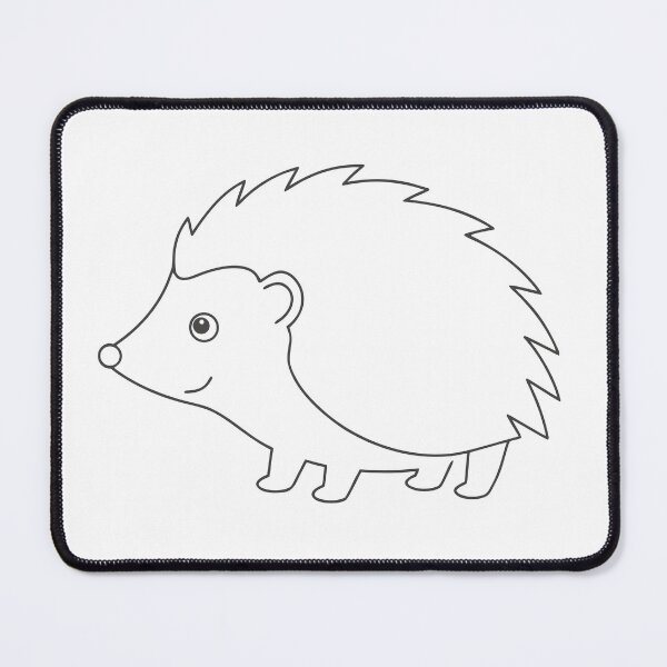 Item preview, Hedgehog Friendly 1 Line Art Gift designed and sold by OneLine Studio.