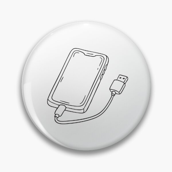 Item preview, A USB cable lying next to a phone placed on a charging dock designed and sold by rasagamastore.