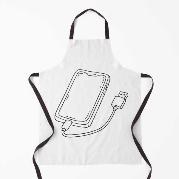 Item preview, A USB cable lying next to a phone placed on a charging dock designed and sold by rasagamastore.
