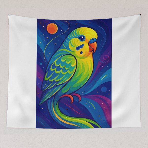 Item preview, A Starry Night Parakeet designed and sold by frankswilmeno88.