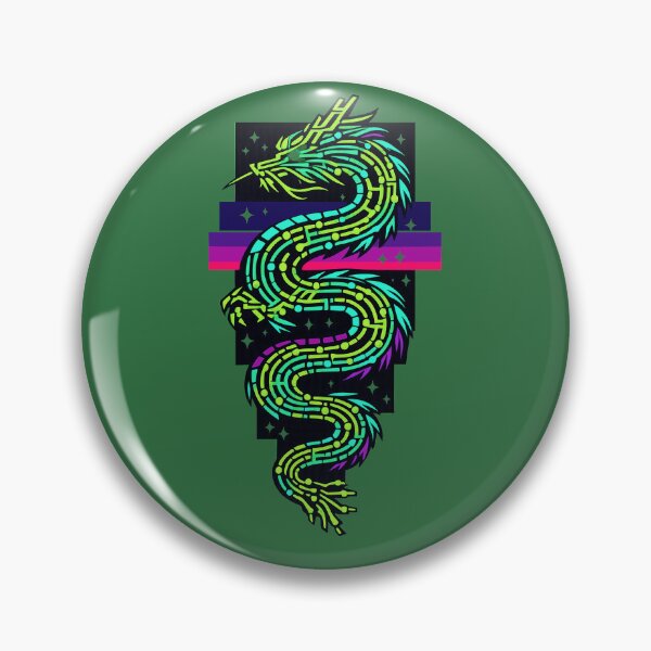 Artikelvorschau, Retrowave Circuit Dragon entworfen und verkauft von KungPowUnicorn.