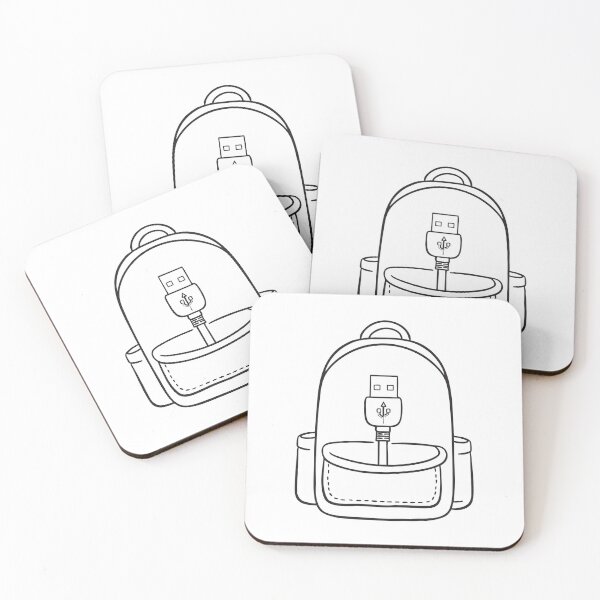 Item preview, A backpack pocket revealing the end of a USB cable designed and sold by rasagamastore.