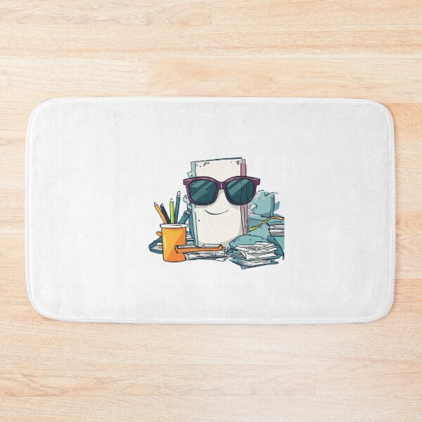 Item preview, Cool Paperwork Boss – Funny Office Desk Cartoon with Sunglasses designed and sold by Shivamartwark.