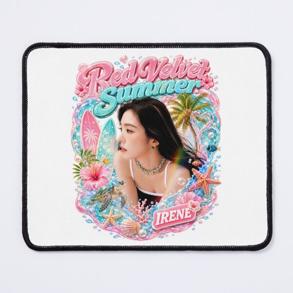 Item preview, Irene Velvet Summer Hawaiian floral collage art print designed and sold by Valereekmerch.