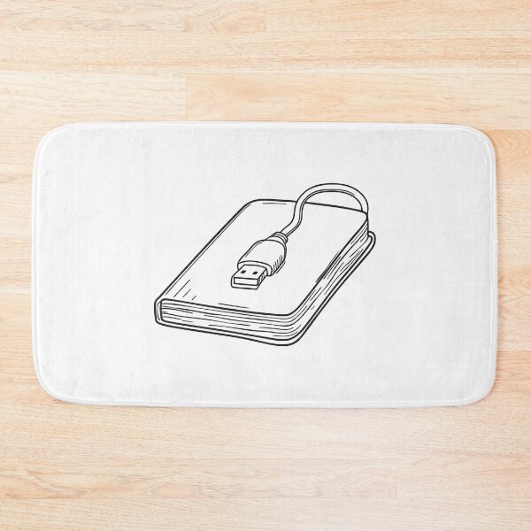 Item preview, A notebook with a USB cable sitting across the cover designed and sold by rasagamastore.