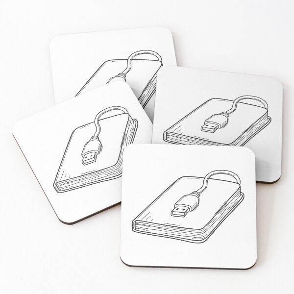 Item preview, A notebook with a USB cable sitting across the cover designed and sold by rasagamastore.