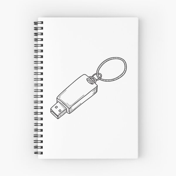 Item preview, A USB stick attached to a keyring placed on a tabletop designed and sold by rasagamastore.