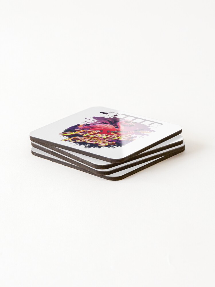 Thumbnail 4 of 5, Coasters (Set of 4), Our Flock Rocks designed and sold by TheEndDesign.