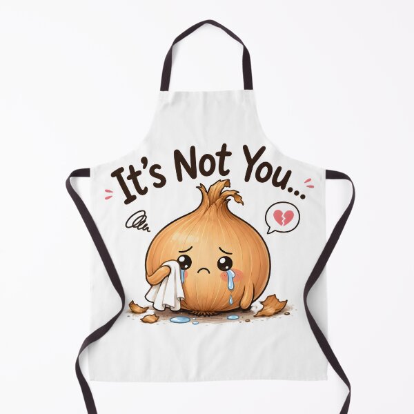 Item preview, Crying Onion – It's Not You Cute Kawaii Food Pun | Funny Vegetable Lover Gift designed and sold by Snackwear Apparel.