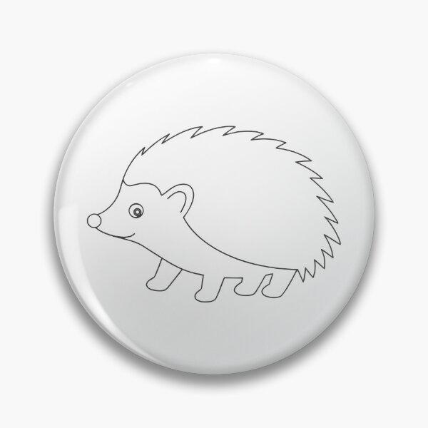 Item preview, Hedgehog Friendly 2 Line Art Gift designed and sold by OneLine Studio.