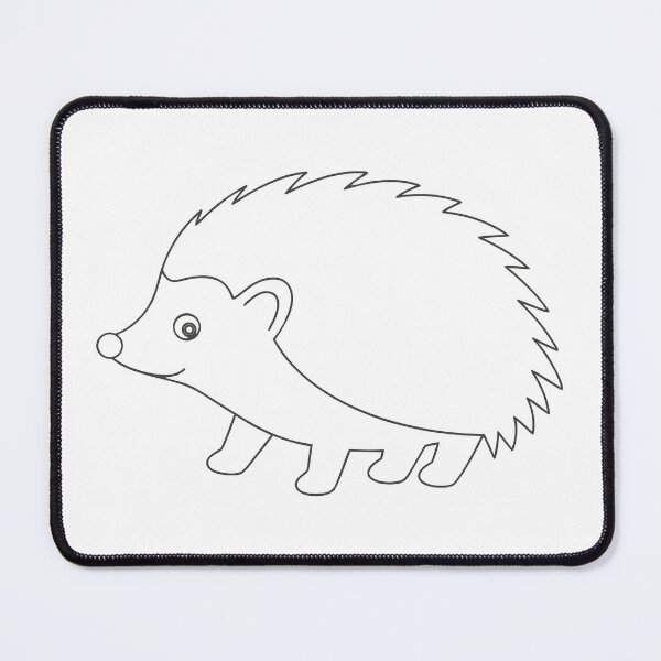 Item preview, Hedgehog Friendly 2 Line Art Gift designed and sold by OneLine Studio.