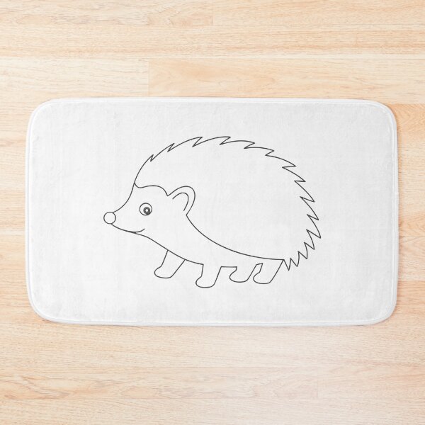 Item preview, Hedgehog Friendly 2 Line Art Gift designed and sold by OneLine Studio.