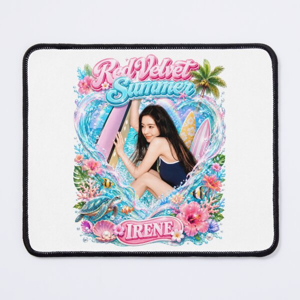 Item preview, Irene Red Velvet Velvet Summer vintage tropical paradise print designed and sold by Valereekmerch.