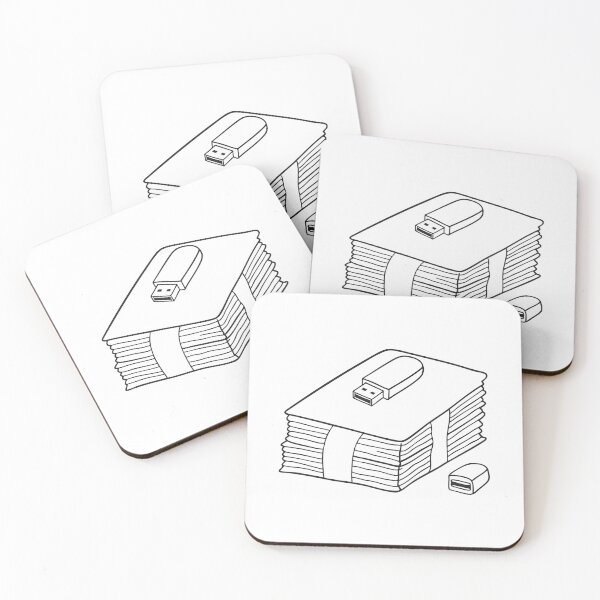 Item preview, A USB flash drive resting alongside printed sheets designed and sold by rasagamastore.