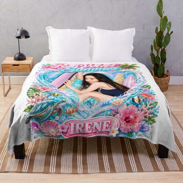 Item preview, Irene Red Velvet Velvet Verano vintage paraíso tropical estampado designed and sold by Valereekmerch.