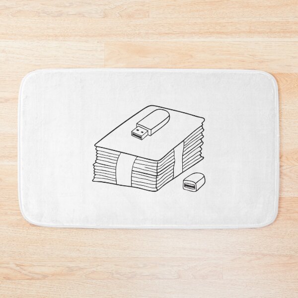 Item preview, A USB flash drive resting alongside printed sheets designed and sold by rasagamastore.