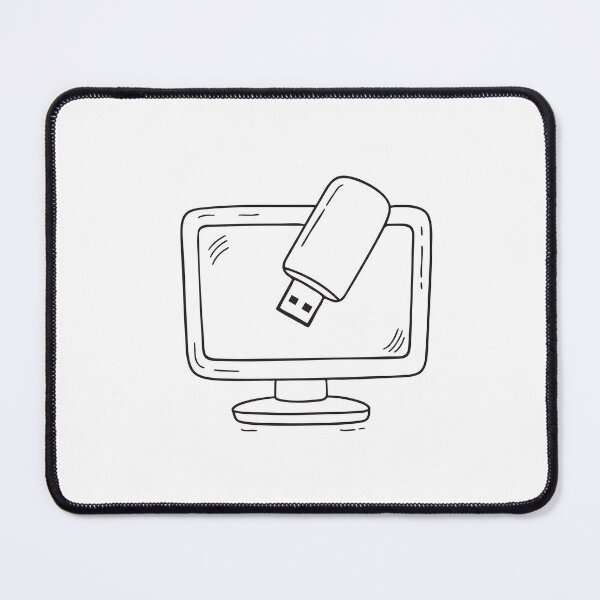 Item preview, A USB drive plugged into a port beneath the monitor designed and sold by rasagamastore.