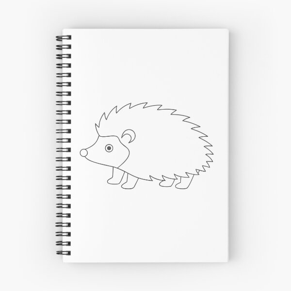 Item preview, Hedgehog Elegant 2 Line Art Gift designed and sold by OneLine Studio.