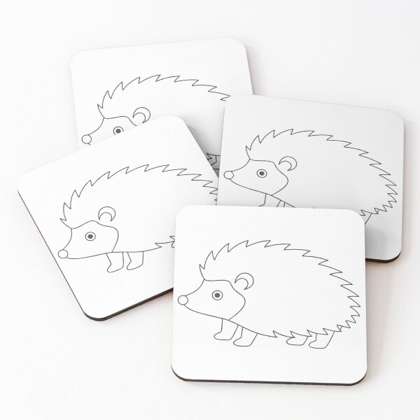Artikelvorschau, Igel Elegant 2 Line Art Geschenk entworfen und verkauft von OneLine Studio.