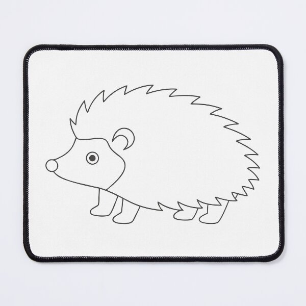 Item preview, Hedgehog Elegant 2 Line Art Gift designed and sold by OneLine Studio.