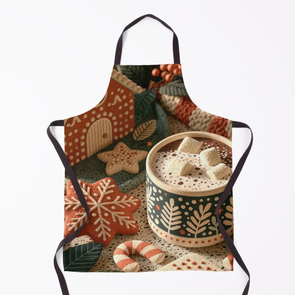 Item preview, Cozy Winter Gingerbread and Hot Cocoa Art designed and sold by colorful-white.