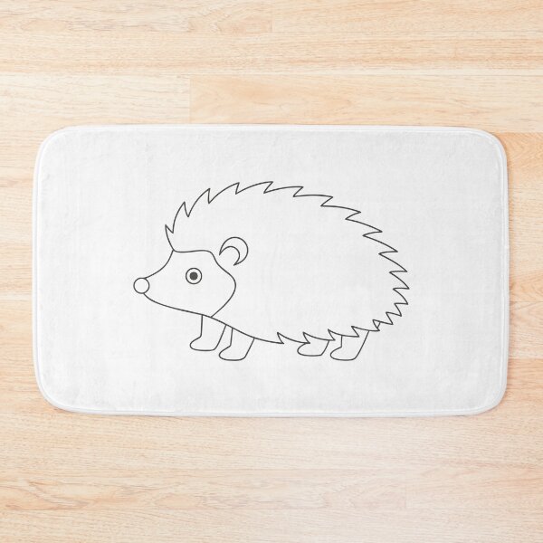 Item preview, Hedgehog Elegant 2 Line Art Gift designed and sold by OneLine Studio.