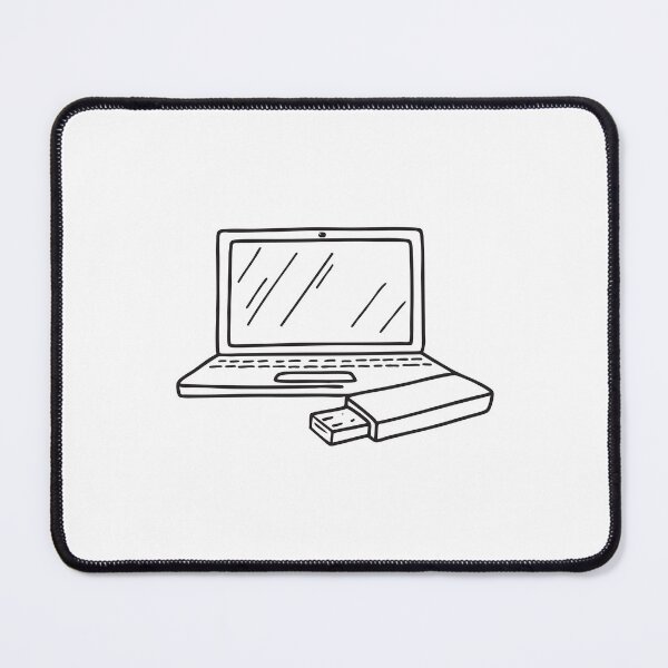 Item preview, A USB stick resting beside a laptop designed and sold by rasagamastore.
