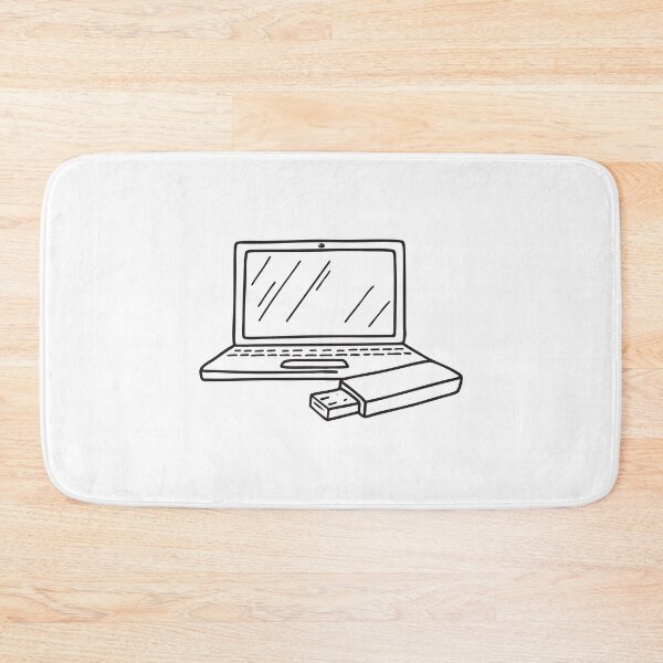 Item preview, A USB stick resting beside a laptop designed and sold by rasagamastore.