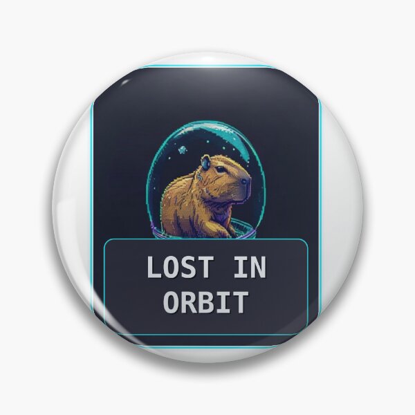 Item preview, Lost In Orbit — Funny Pixel Art Cozy Sci-Fi Fans designed and sold by One More Run.