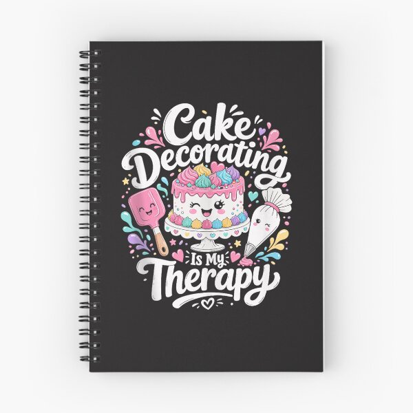 Item preview, Cake Decorating Is My Therapy Cute Baker Baking Lover Kawaii Cake designed and sold by kiralynstration.