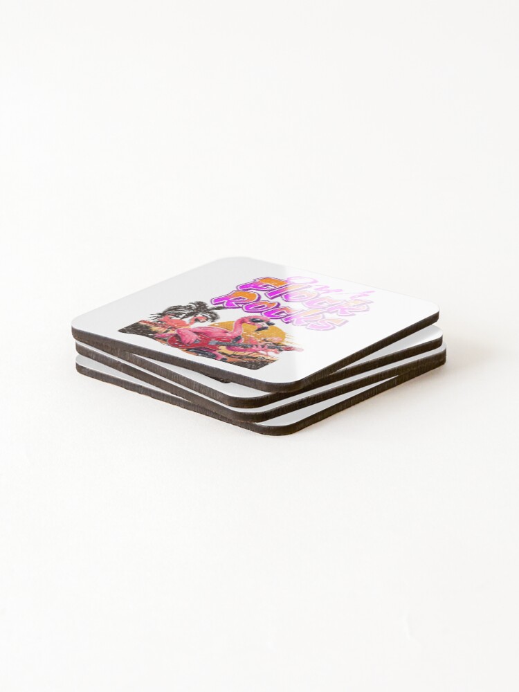 Thumbnail 4 of 5, Coasters (Set of 4), Our Flock Rocks designed and sold by TheEndDesign.