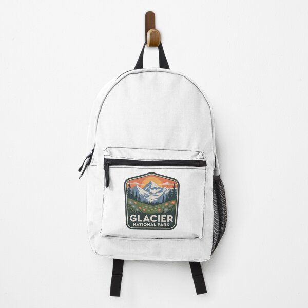 Item preview, Glacier National Park Vintage Travel Badge designed and sold by Teelogic.