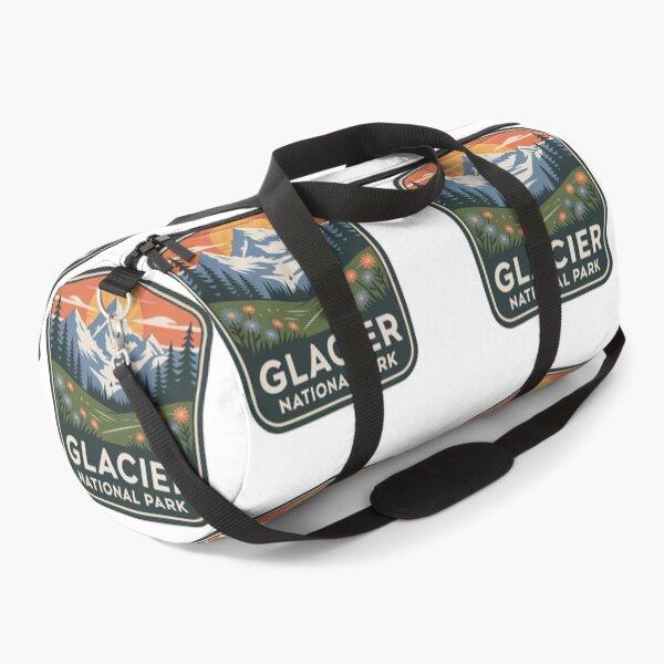 Item preview, Glacier National Park Vintage Travel Badge designed and sold by Teelogic.
