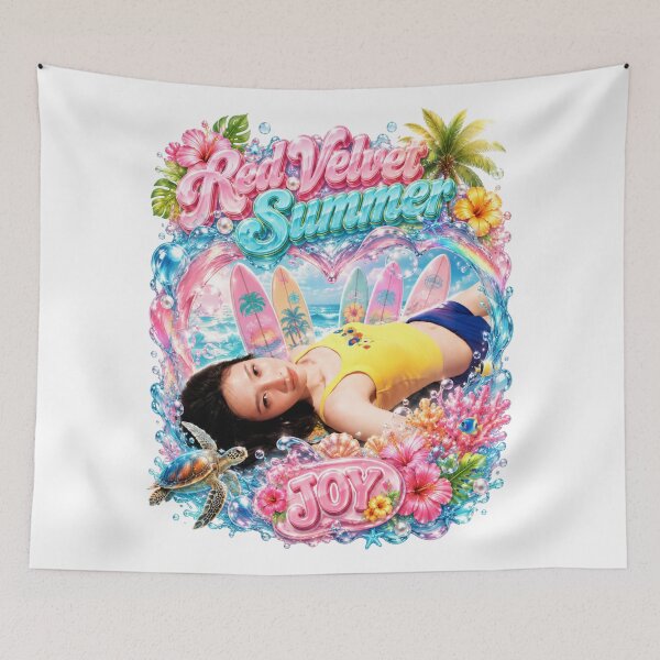 Item preview, Red Velvet Joy Velvet Summer ocean wave surf girl graphic designed and sold by Valereekmerch.