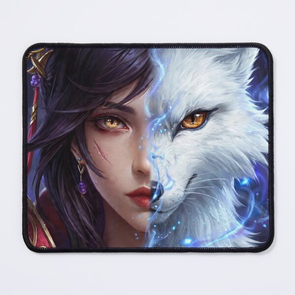 Item preview, Ahri and White fox designed and sold by Rama KLK.