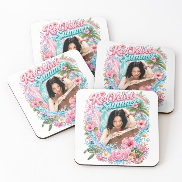Item preview, Joy Red Velvet Velvet Summer surreal retro beach paradise print designed and sold by Valereekmerch.