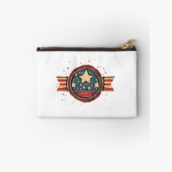 Item preview, Vintage Patriotic Stars Emblem | Retro American Flag Badge Design designed and sold by Shivamartwark.