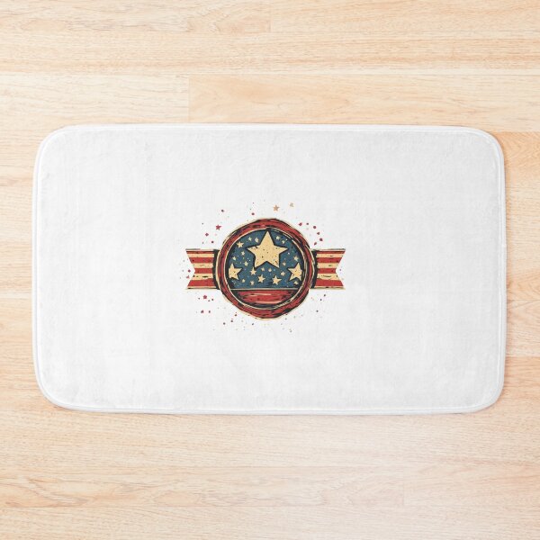 Item preview, Vintage Patriotic Stars Emblem | Retro American Flag Badge Design designed and sold by Shivamartwark.