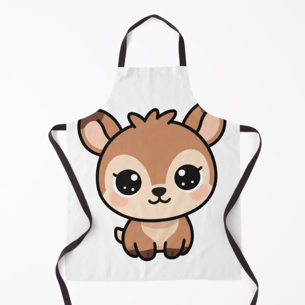 Item preview, Cute Sweet Smiling Kawaii Deer Cartoon | Adorable Deer Sticker & Gift Design designed and sold by Rood Art Studio.