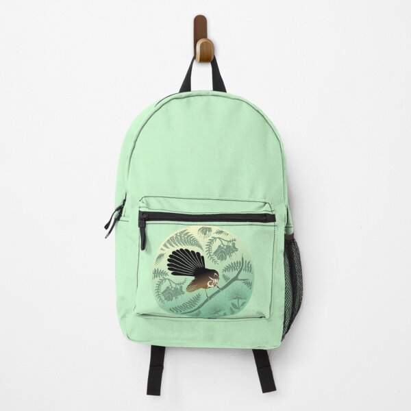 Item preview, New Zealand Native Fantail - Green designed and sold by MY NEW ZEALAND.