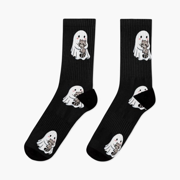 Item preview, Ghost Raccoon - Spooky Halloween Spirit designed and sold by dudelinart.